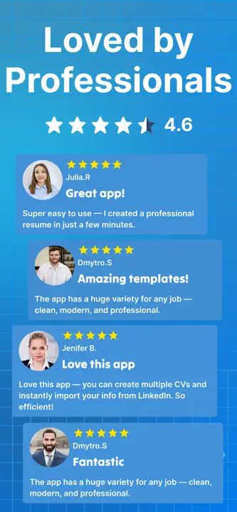 Resume Builder & CV Maker AI: Screenshot 10 von 10