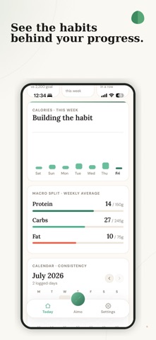 Aimo: AI Nutrition Tracker Screenshot 3 of 5