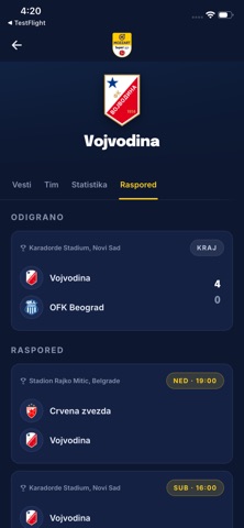 Superliga Srbije Screenshot 9 of 9
