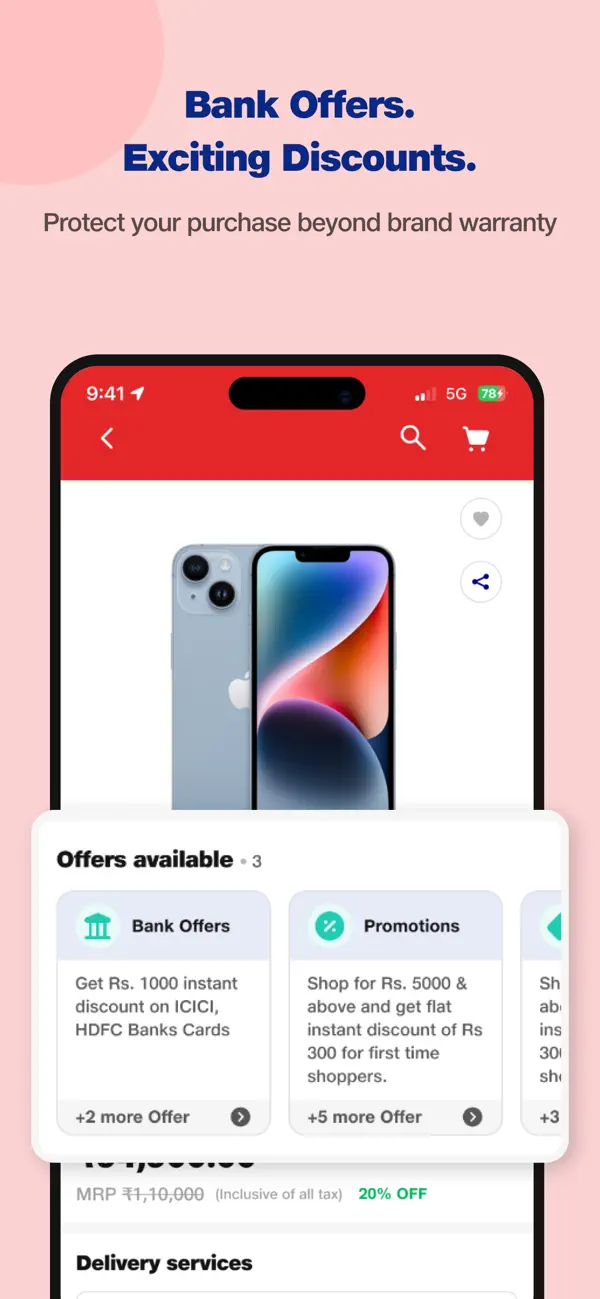Screenshot #3 pour Reliance Digital Shopping App