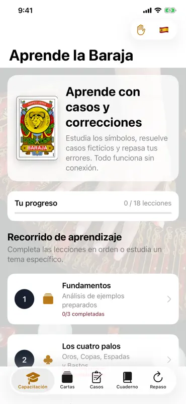 Aprende Baraja Española screenshot 1 of 3