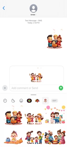 Family Fun Month Stickers screenshot