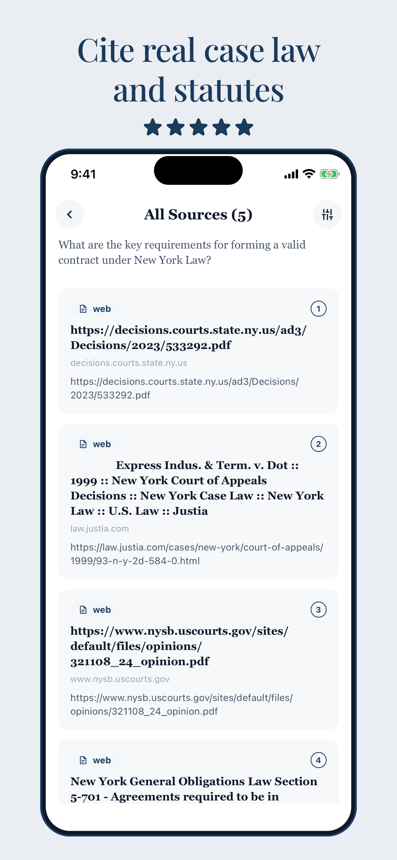 LegalDeep AI Legal Assistant screenshot 3