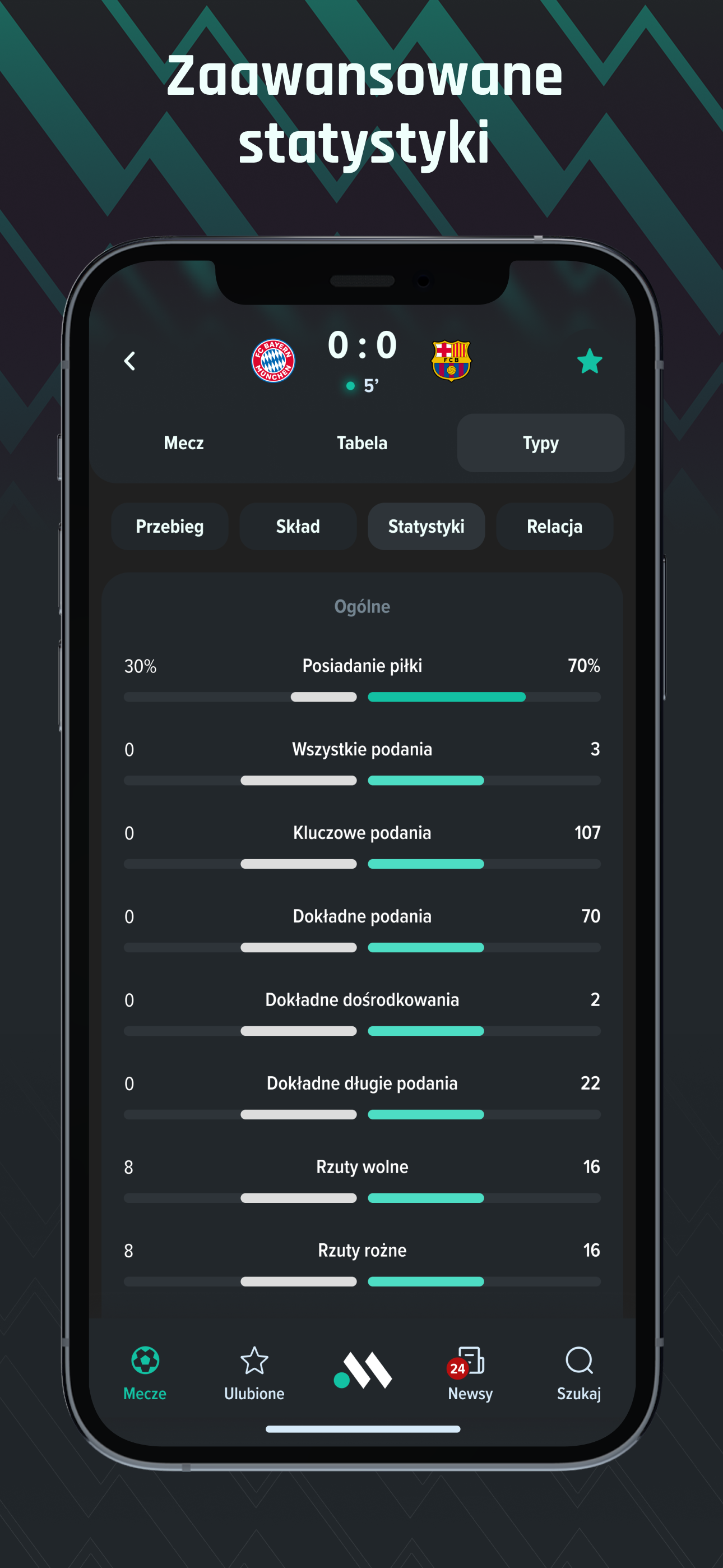 Meczyki: Wyniki na żywo, newsy screenshot 6