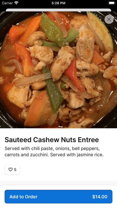 T Thai iPhone screenshot 4 - Food & Drink app