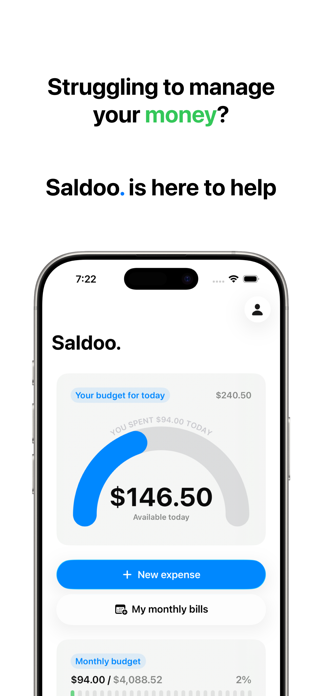 Saldoo. Screenshot 1 of 5