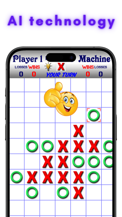 Tic Tac Toe AI - 5 in a row Screenshot