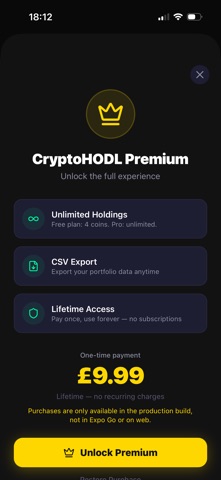 CryptoHODL Screenshot 7 of 8