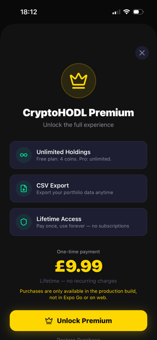 CryptoHODL Screenshot 7 of 8