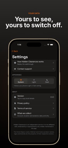 Hidden Clearances Screenshot 4 of 4