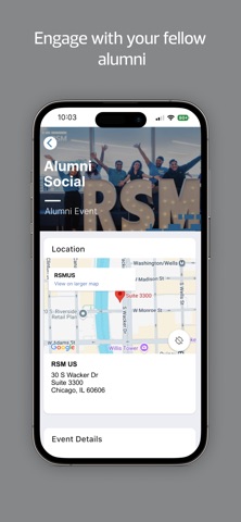 RSM Alumni Network screenshot