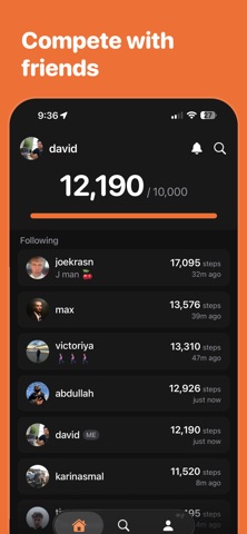 Anypace: Social Step Tracker Screenshot 2 of 4