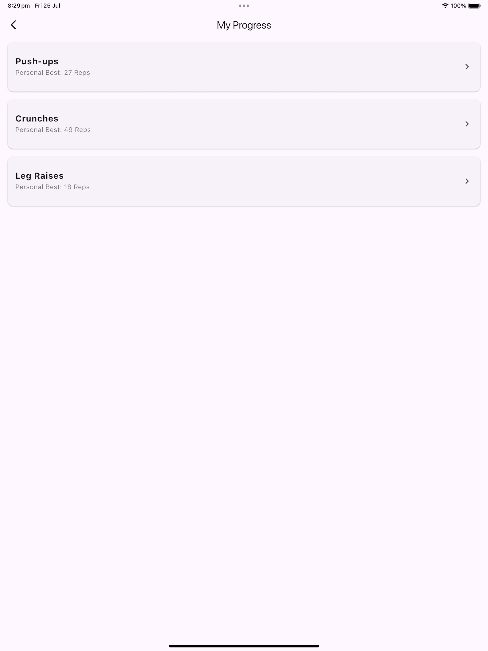 Avo Home Workout screenshot 10