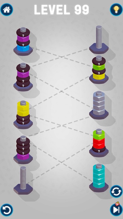 Nuts and Bolts Color Sort Game