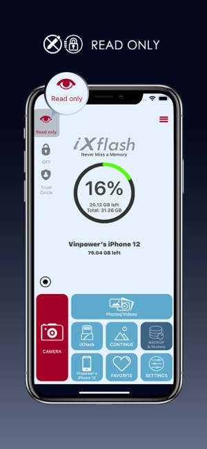iXflash」をApp Storeで