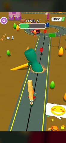 骑摩托车送货的快递员 screenshot