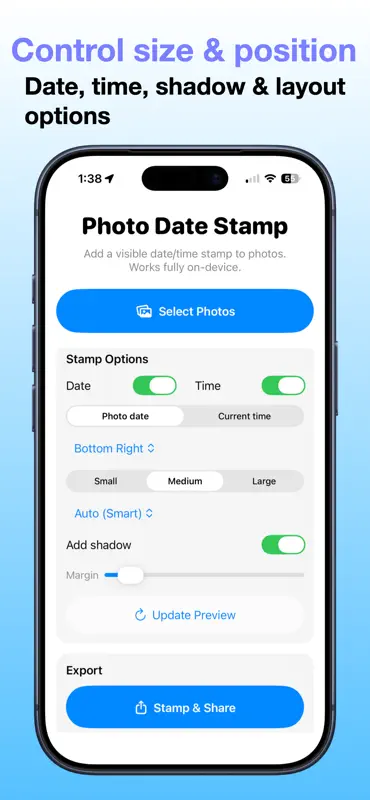 Date Stamp Photos screenshot 4 of 4