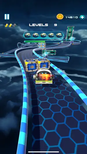 Space Rolling Balls Race screenshot 2