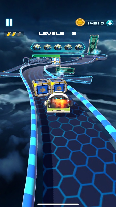 Space Rolling Balls Race screenshot 2