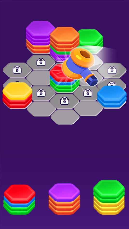 #3. Hexa Color Sorting Puzzle (iOS) By: D2M STUDIO COMPANY LIMITED