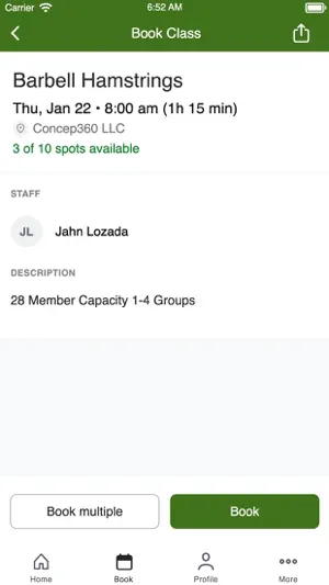 Concep 360 Fitness screenshot 3