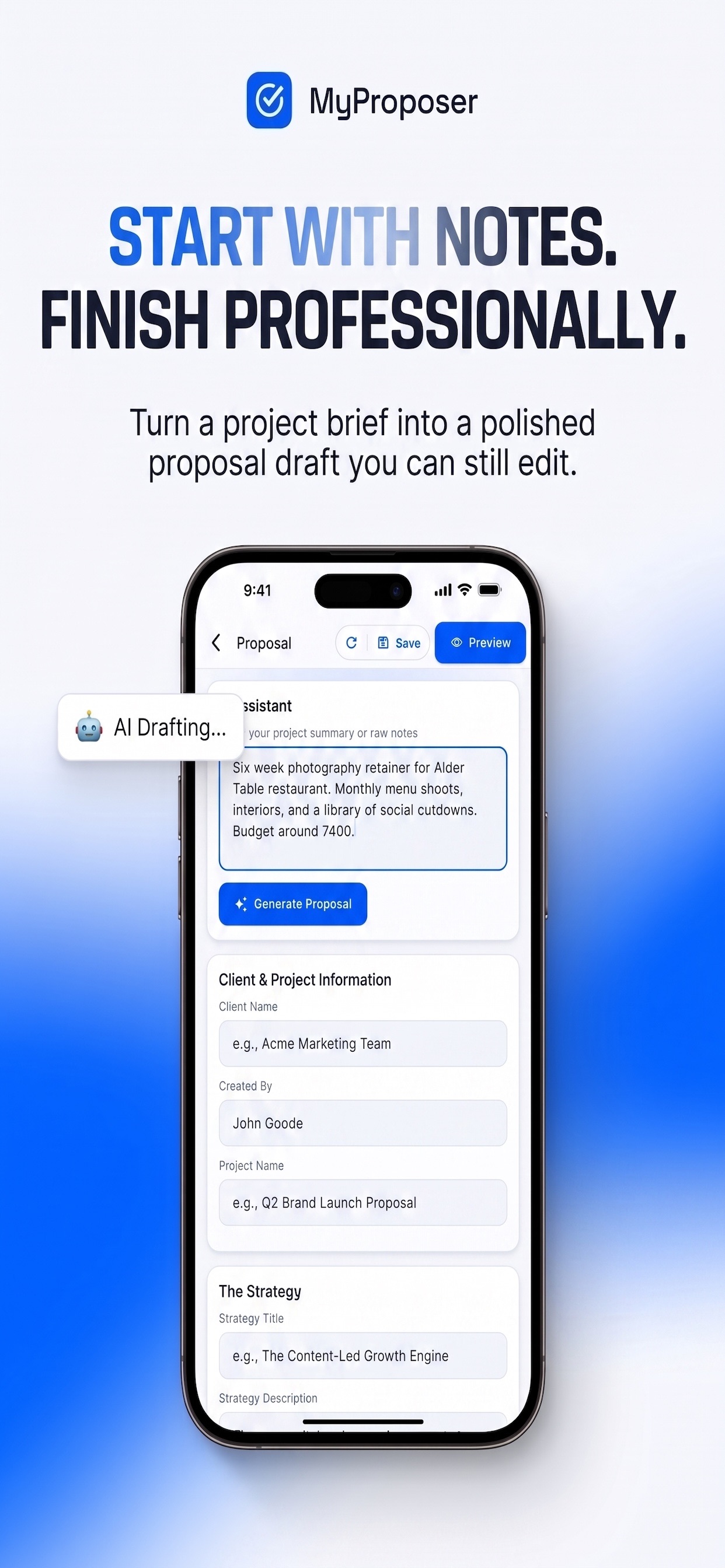 Screenshot 2 of MyProposer