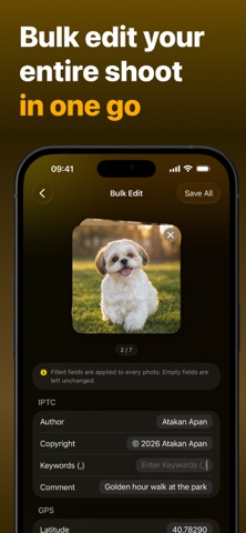EXIF Metadata Studio: Editor iPhone screenshot