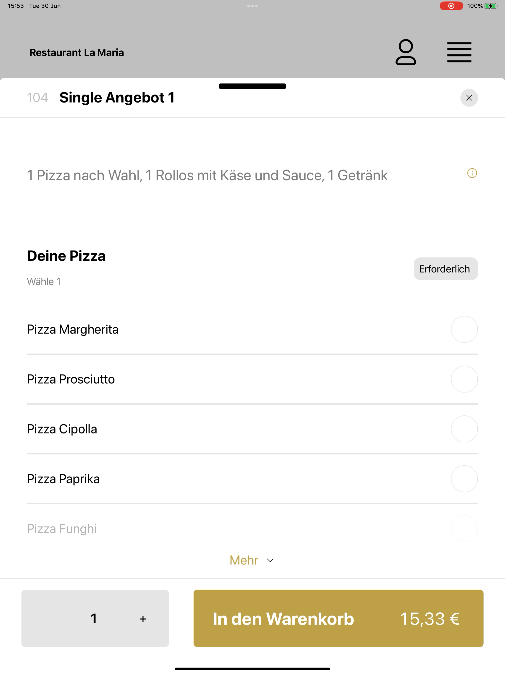 Restaurant La Maria screenshot 16