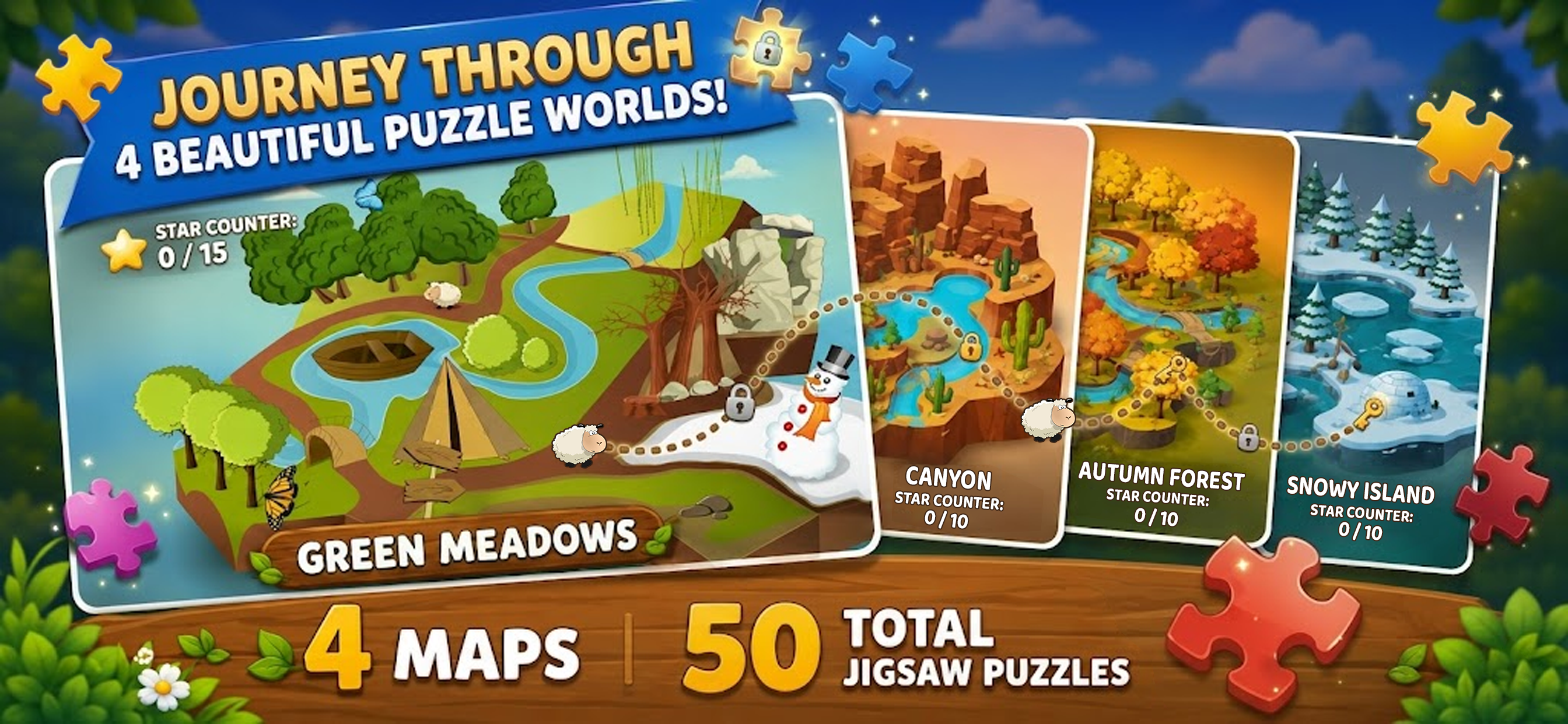 Sheep Heap: Jigsaw Puzzles screenshot 2