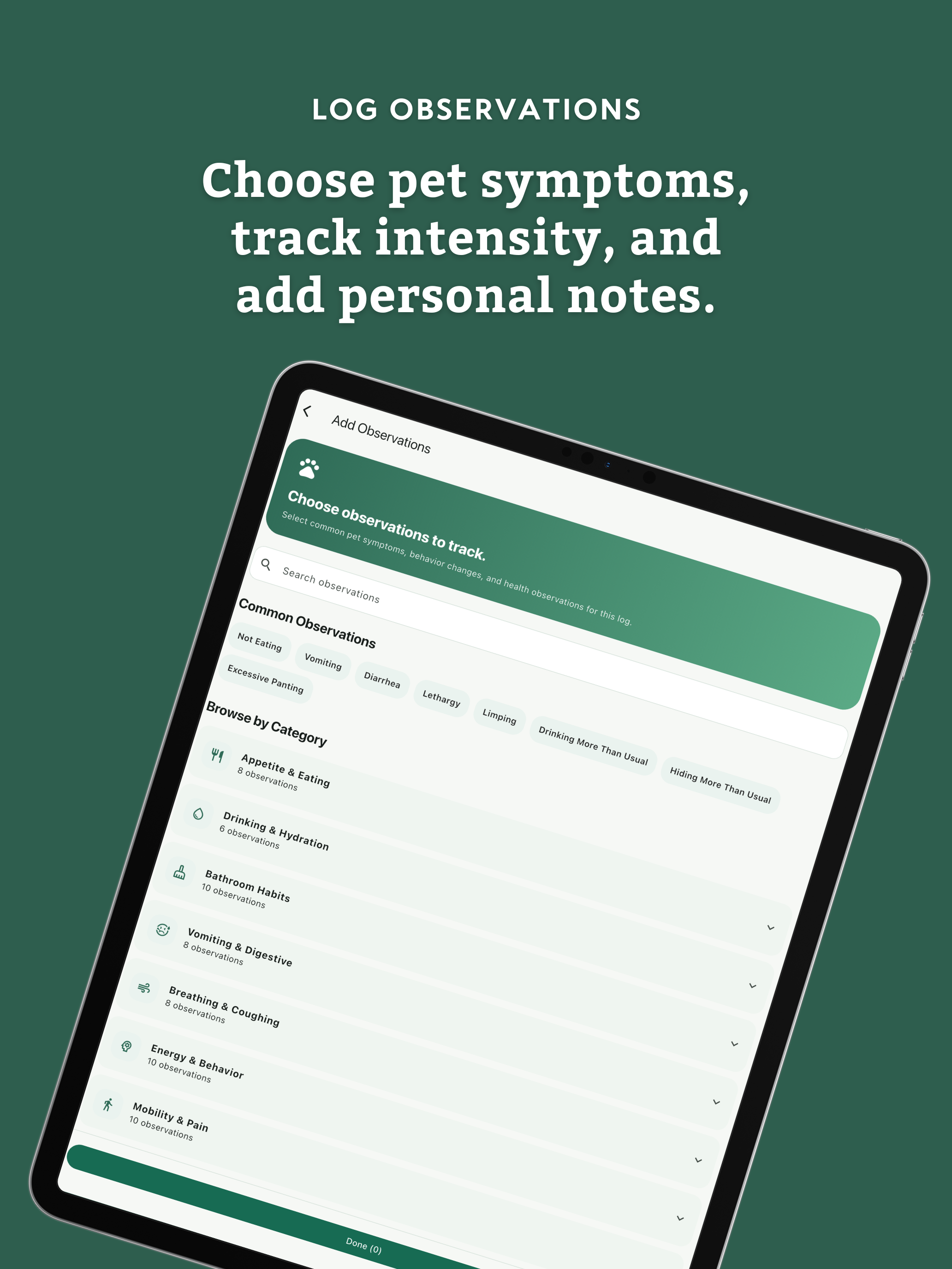 VetReady Log screenshot 8
