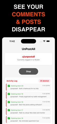 UnPostAll: Post Deleter Screenshot 3 of 4
