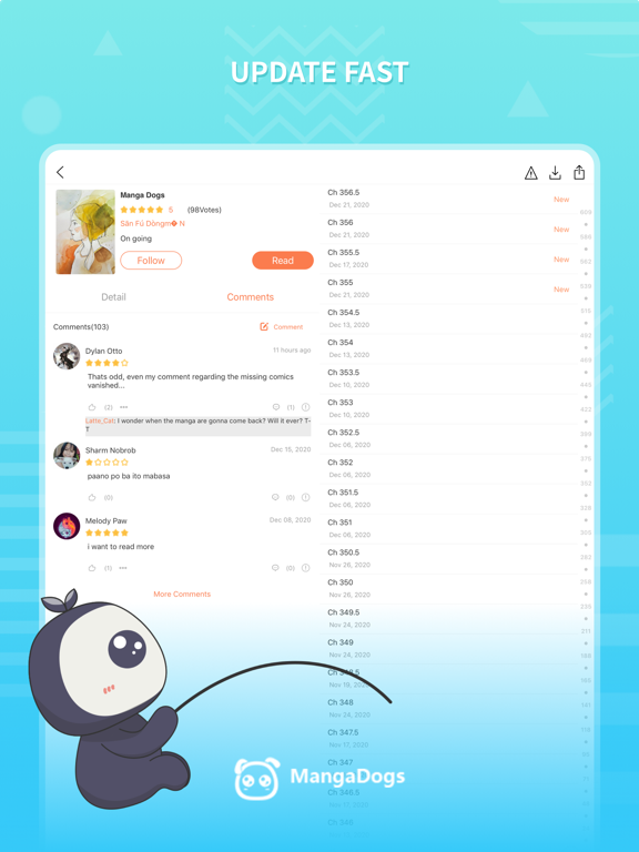 Screenshot #6 pour Manga Dogs - webtoon reader
