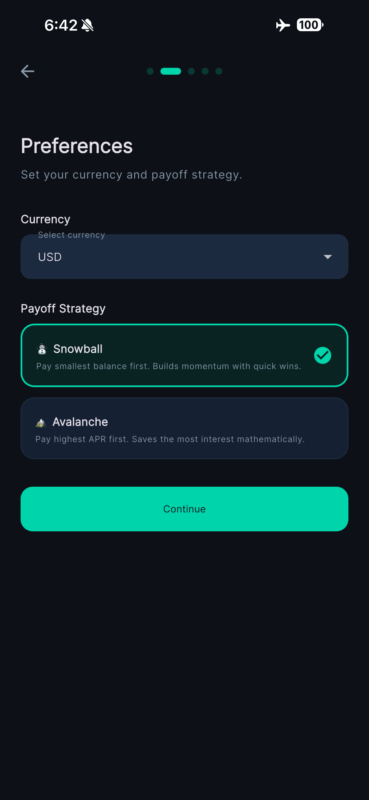 DebtSprint screenshot 4