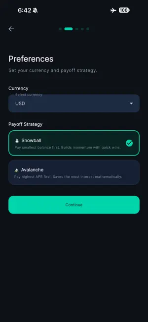 DebtSprint screenshot 4