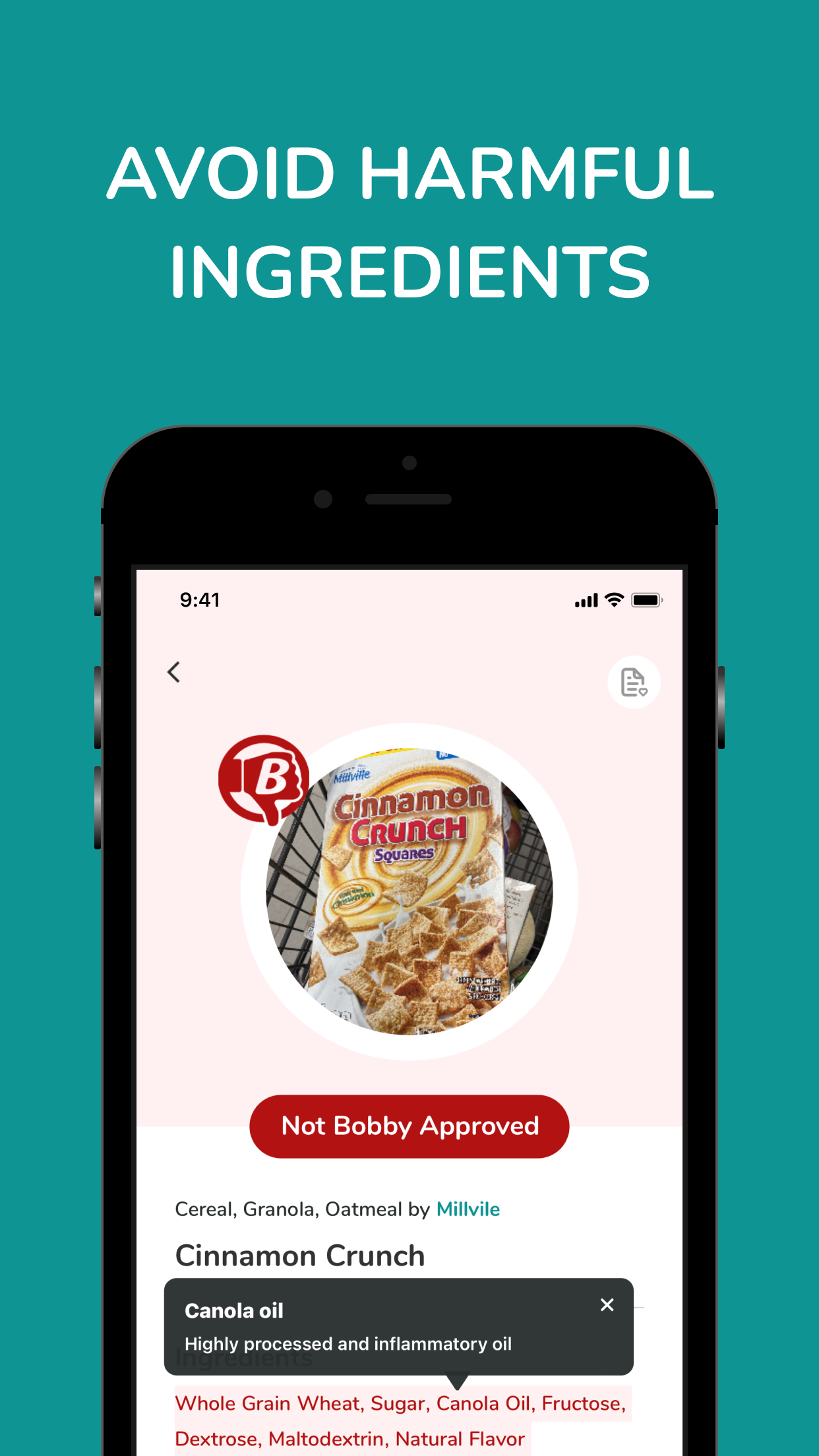 Bobby Approved - Food Scanner screenshot 3