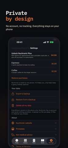 Nuchronic: Energy & Symptoms screenshot 7