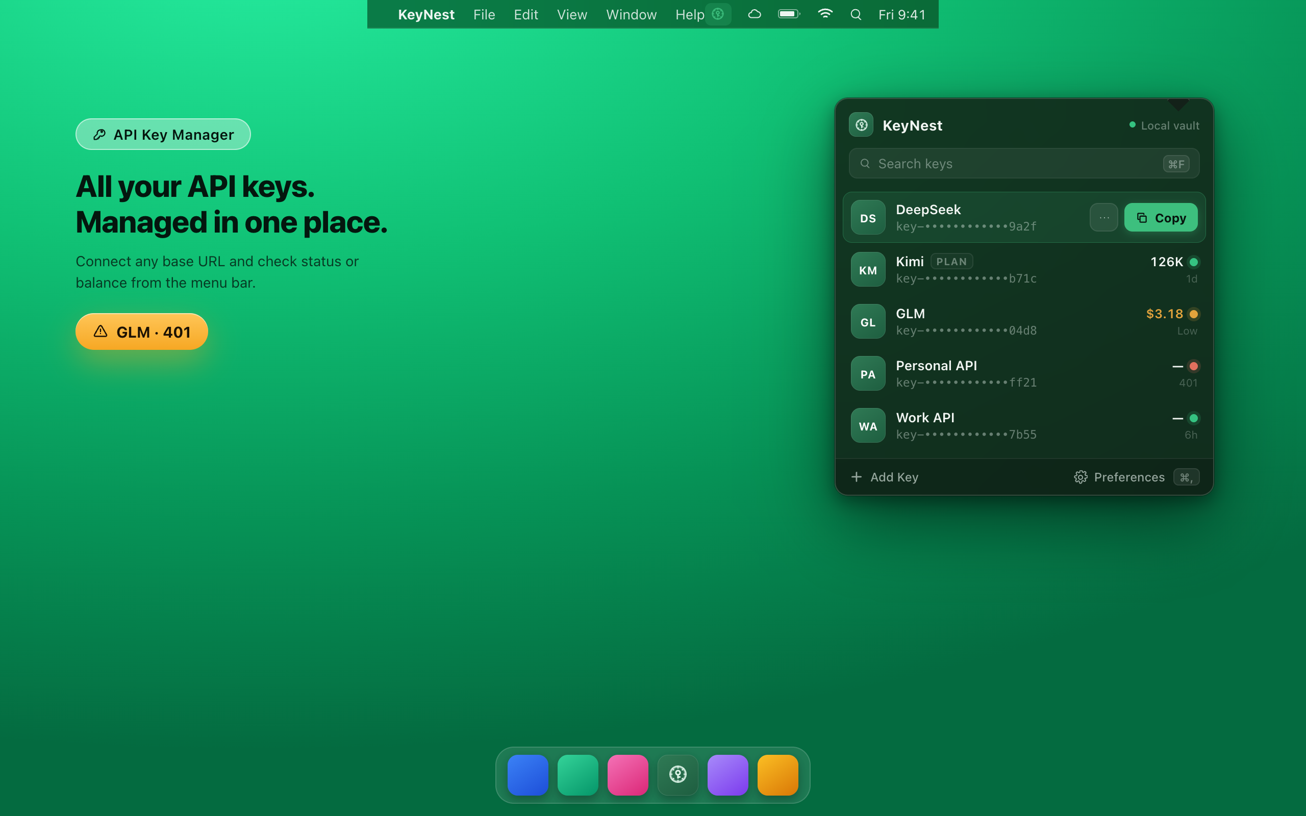 KeyNest - AI API Key Manager screenshot 9