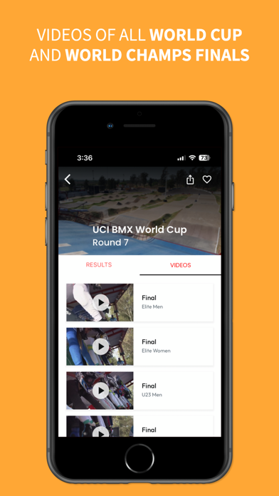 BMX World - News and results Screenshot