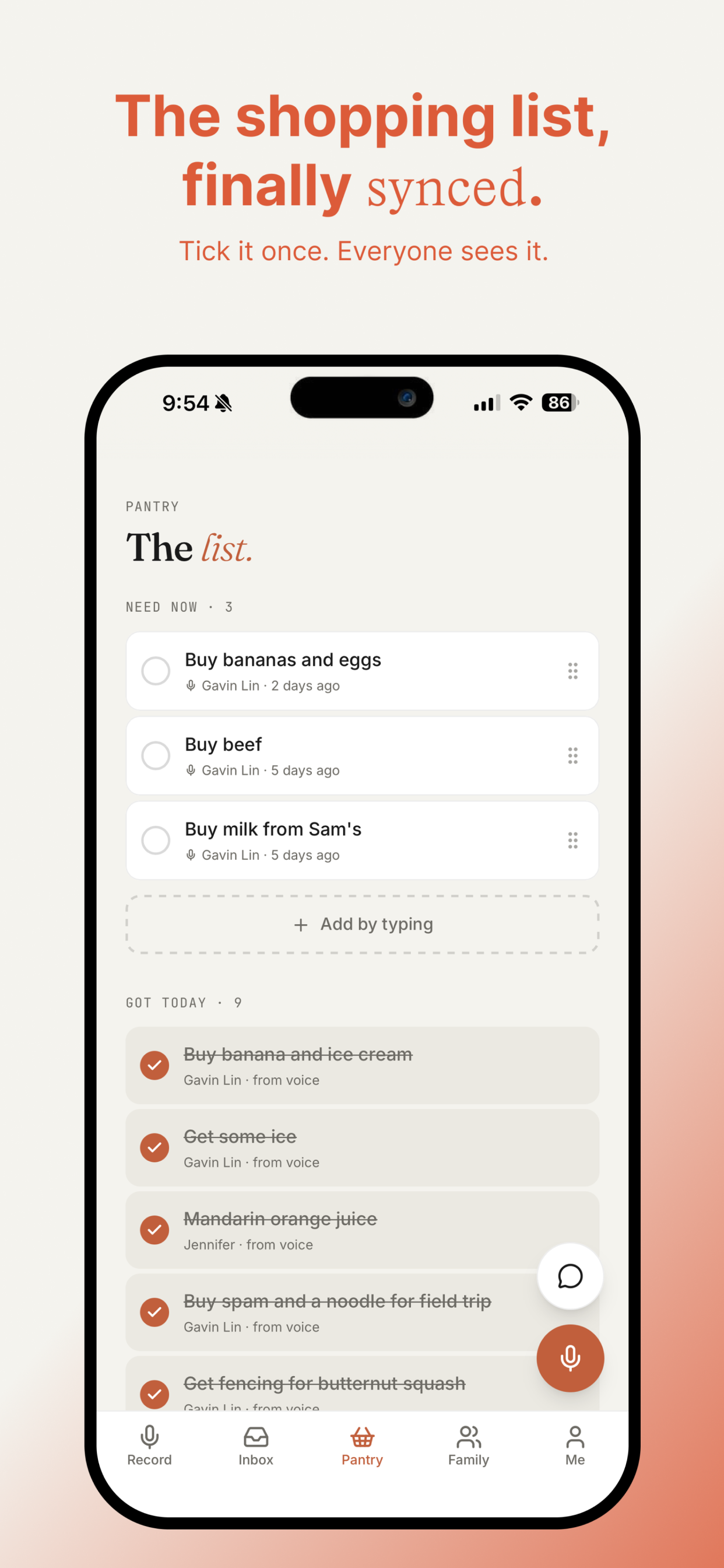 Holler: Family To-Dos by Voice screenshot 3