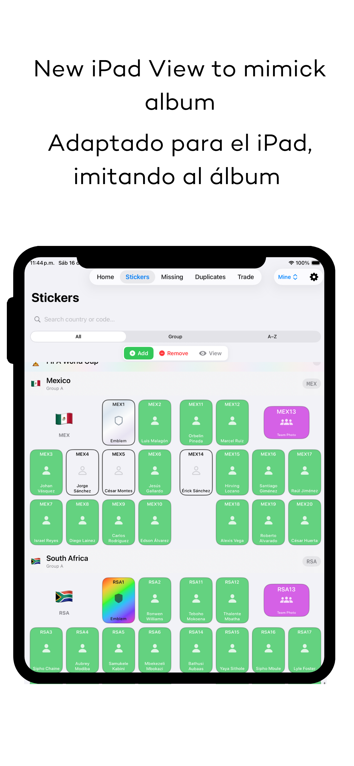 World Cup Sticker Album