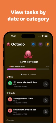 Octodo: ToDos Made Fun screenshot