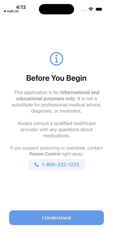 HalfLife Medication Calculator screenshot 7 of 10