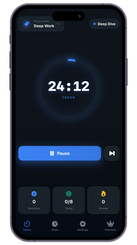 #2. FlowZone: Focus Timer (iOS) By: Sam Arul Raj Thanaraj