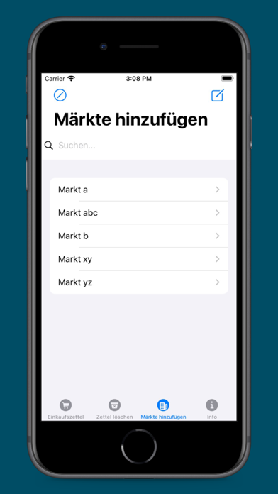 Einkaufszettel zum abhaken Screenshot