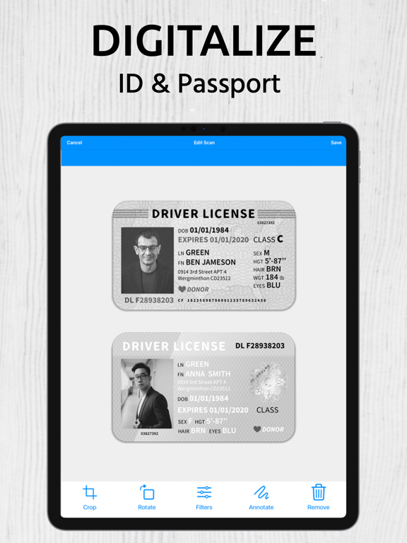 Convert Image to PDF ScannerMe iPad screenshot 4 - Business app