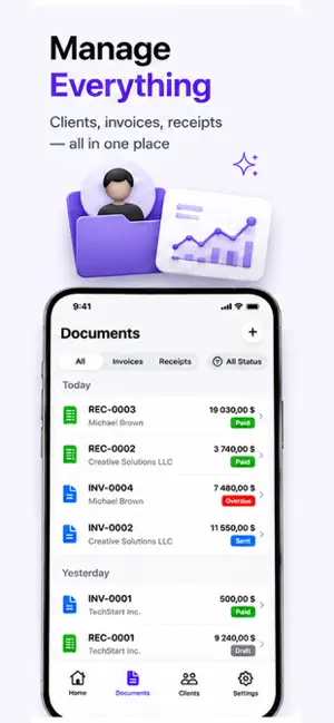 Invoice template Maker: BillIo screenshot 4