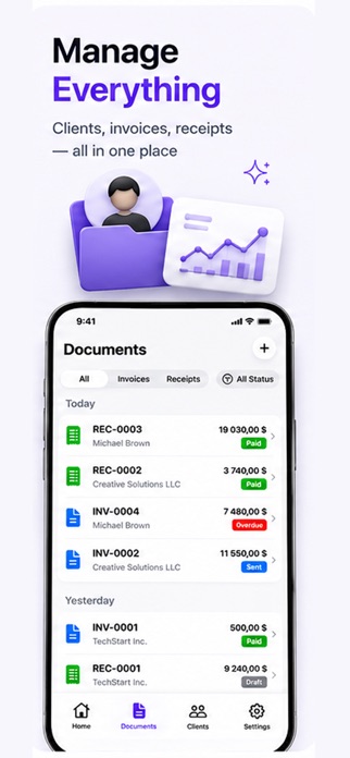 Invoice Maker Estimate: Billio Screenshot 4 of 5