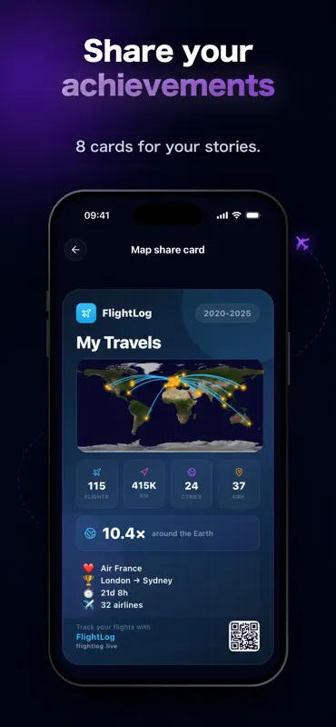 FlightLog - My Flight Diary screenshot 8 of 8