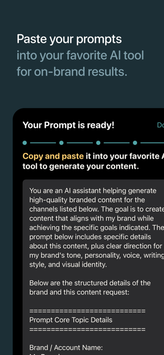 Brand Prompt Screenshot 6 of 9