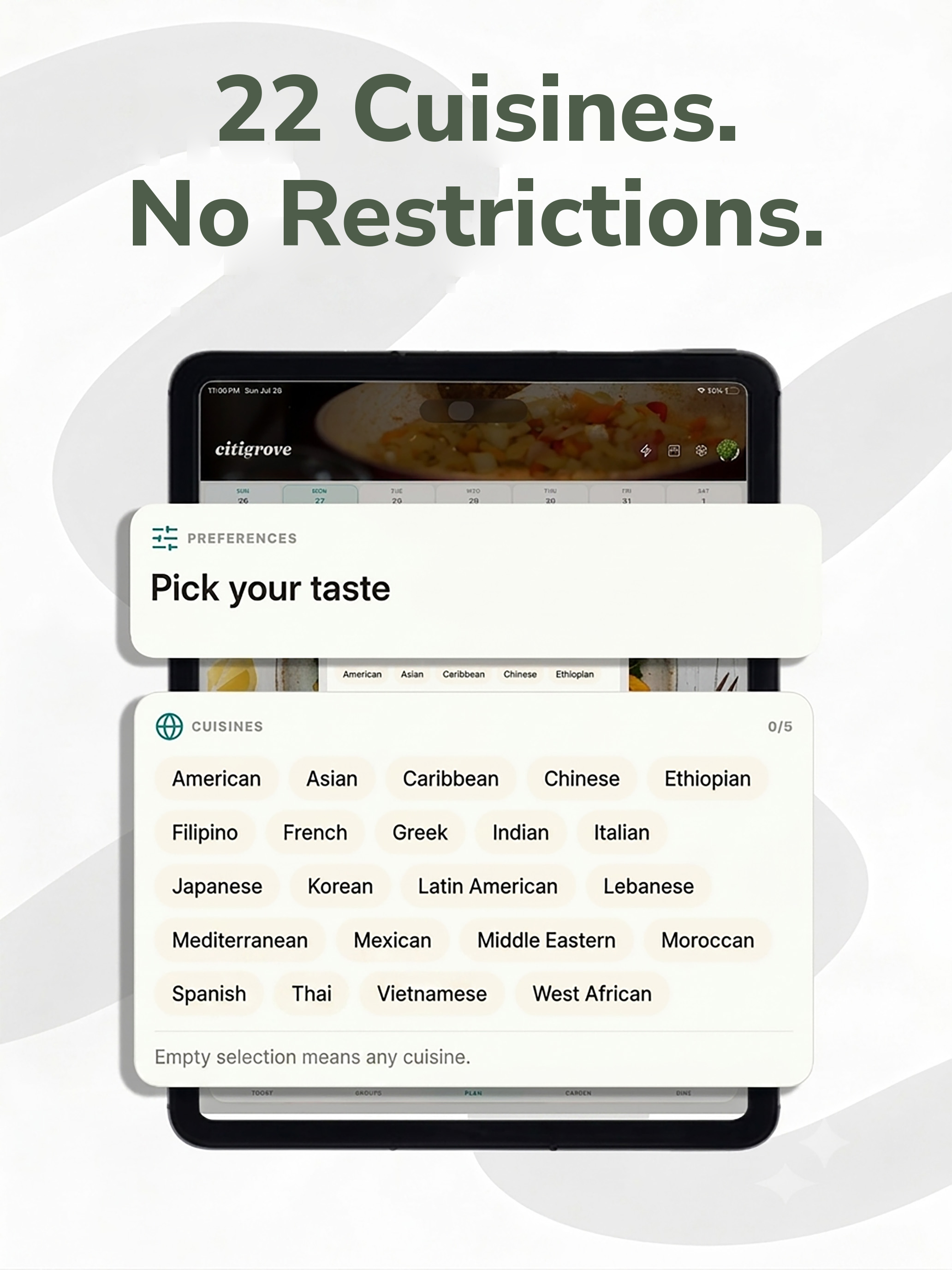 Citigrove: Meals, Decided screenshot 10